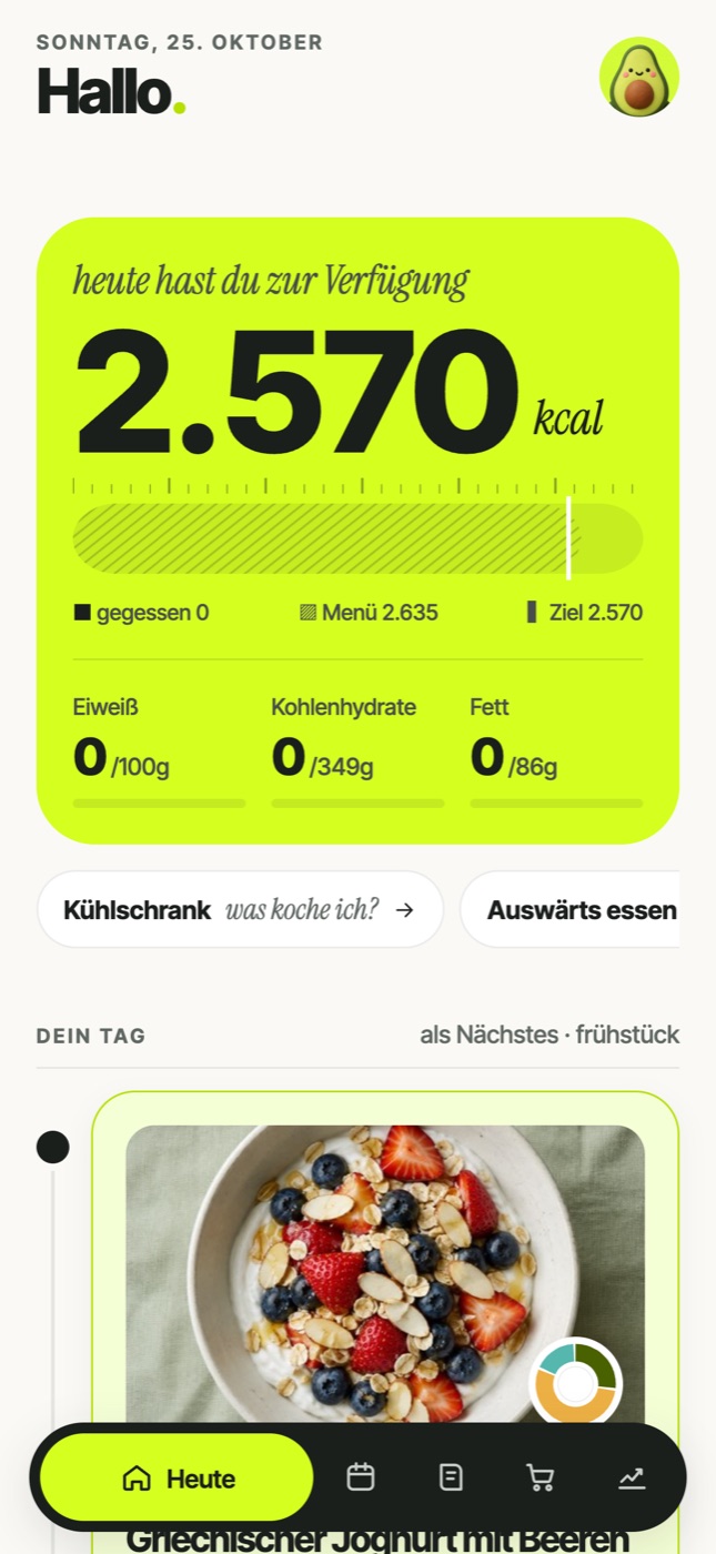 Erzähl von dir